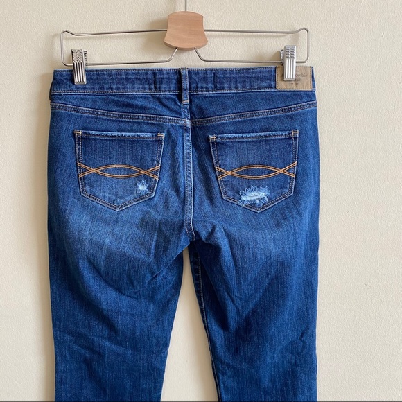 ABERCROMBIE The A&F Skinny Jeans Distressed 4 S - Picture 5 of 11